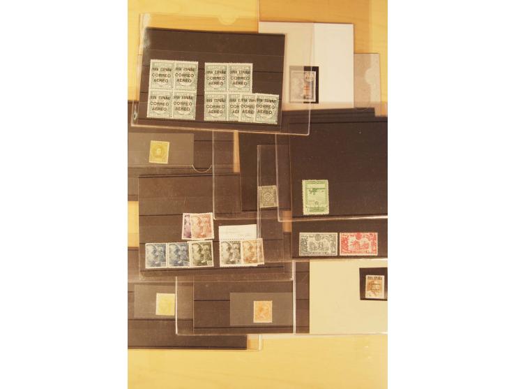 1850/1950 (ca.), postfrischer, ungebrauchter und gestempelter Posten mit guten Ausgaben, Abarten und Besonderheiten, einige B