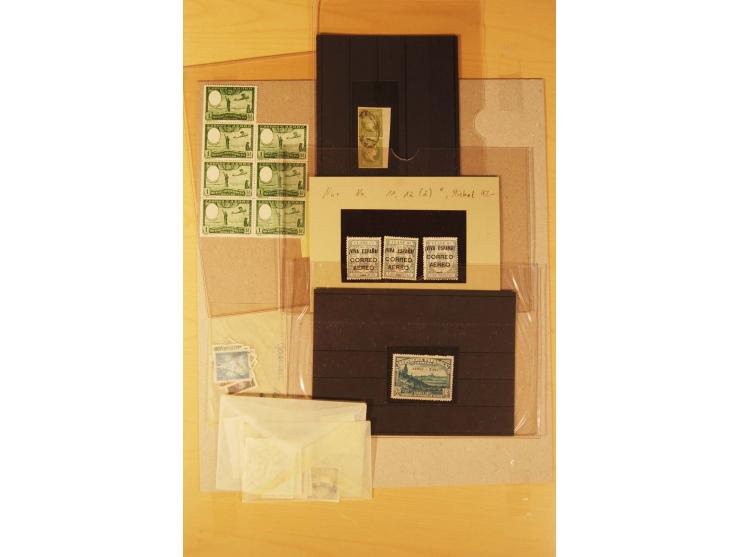 1850/1950 (ca.), postfrischer, ungebrauchter und gestempelter Posten mit guten Ausgaben, Abarten und Besonderheiten, einige B