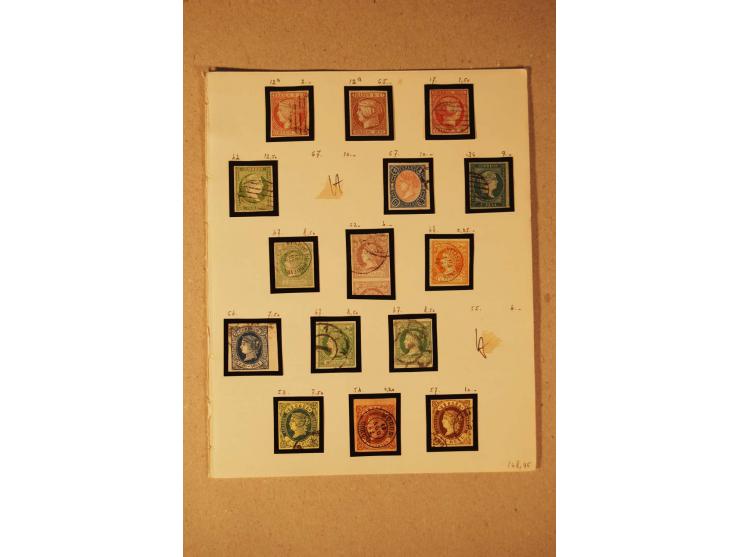 1850/1950 (ca.), postfrischer, ungebrauchter und gestempelter Posten mit guten Ausgaben, Abarten und Besonderheiten, einige B