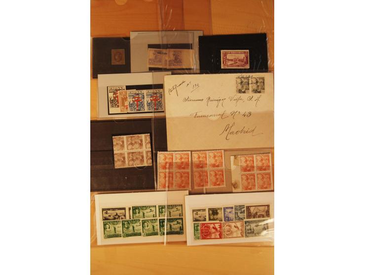 1850/1950 (ca.), postfrischer, ungebrauchter und gestempelter Posten mit guten Ausgaben, Abarten und Besonderheiten, einige B