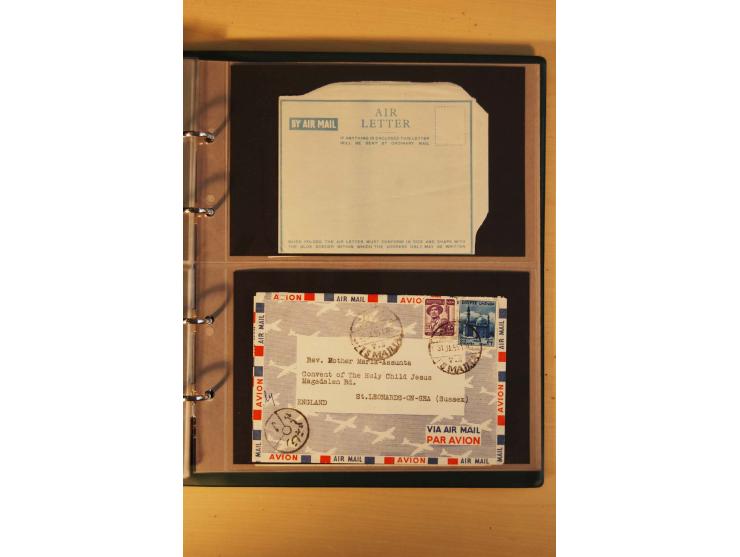 1939/45, Partie von 40 Briefen, dabei verschiedene Zensuren, frankierte und unfrankierte Feldpost von britischen, indischen, 