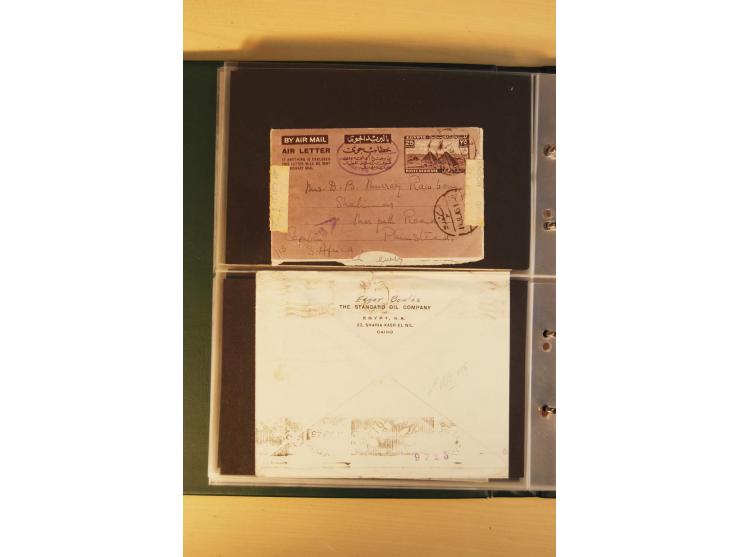 1939/45, Partie von 40 Briefen, dabei verschiedene Zensuren, frankierte und unfrankierte Feldpost von britischen, indischen, 