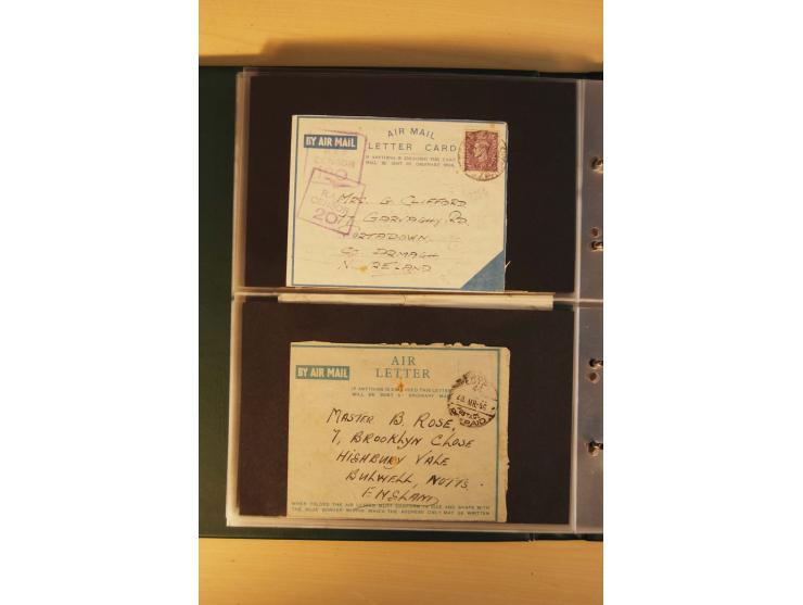 1939/45, Partie von 40 Briefen, dabei verschiedene Zensuren, frankierte und unfrankierte Feldpost von britischen, indischen, 