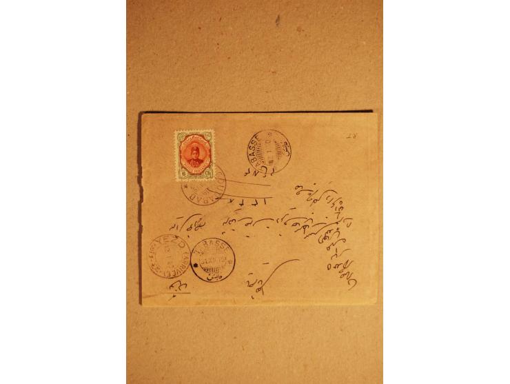1911/24, 56 Briefe, dabei Stempel kleiner Orte, Zensur und Kontrollstempel etc.