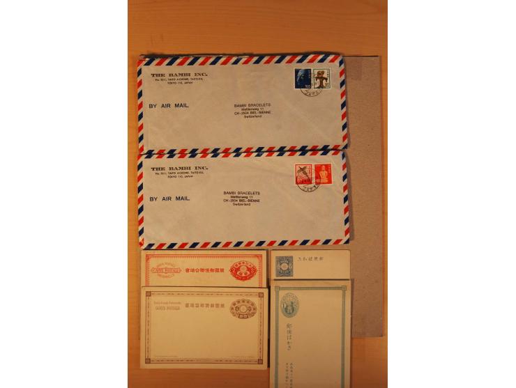 1880/1970 (ca.), rd. 370 Briefe, Karten und Ganzsachen, dabei Reco, Luftpost etc.