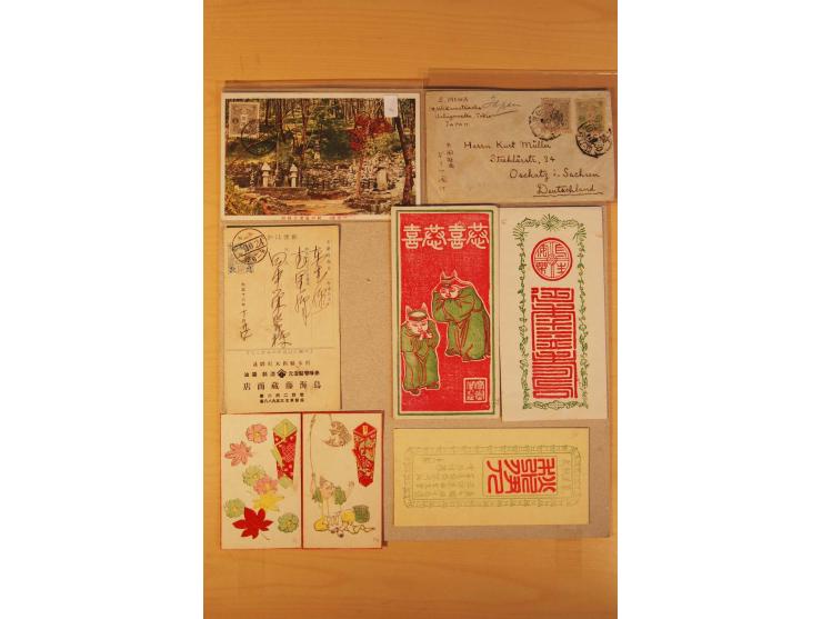 1880/1970 (ca.), rd. 370 Briefe, Karten und Ganzsachen, dabei Reco, Luftpost etc.