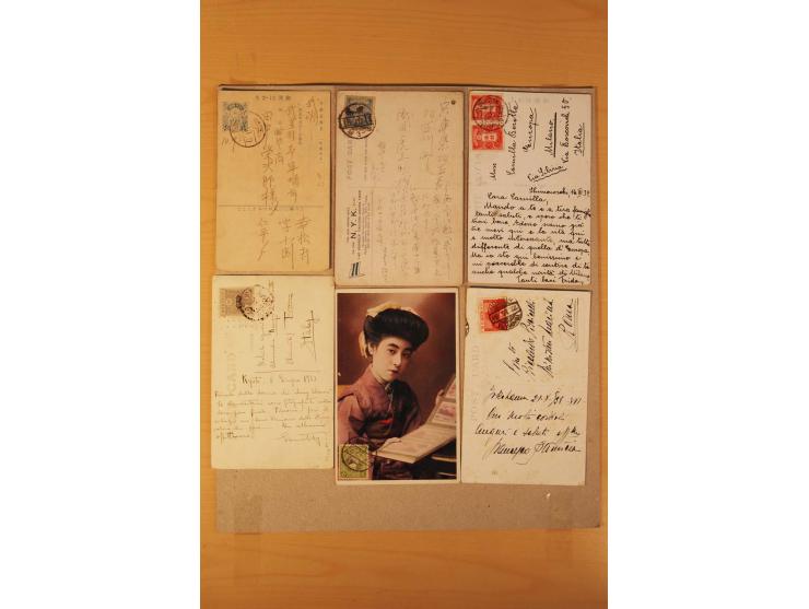1880/1970 (ca.), rd. 370 Briefe, Karten und Ganzsachen, dabei Reco, Luftpost etc.