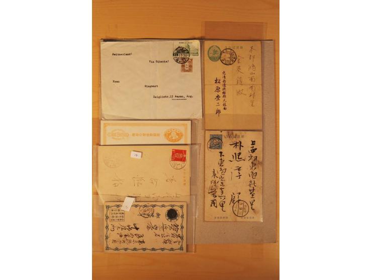 1880/1970 (ca.), rd. 370 Briefe, Karten und Ganzsachen, dabei Reco, Luftpost etc.