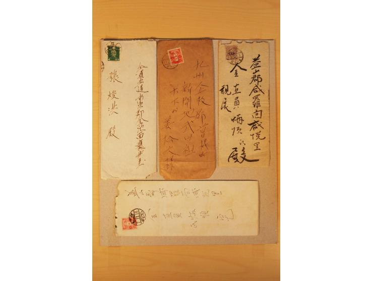 1880/1970 (ca.), rd. 370 Briefe, Karten und Ganzsachen, dabei Reco, Luftpost etc.