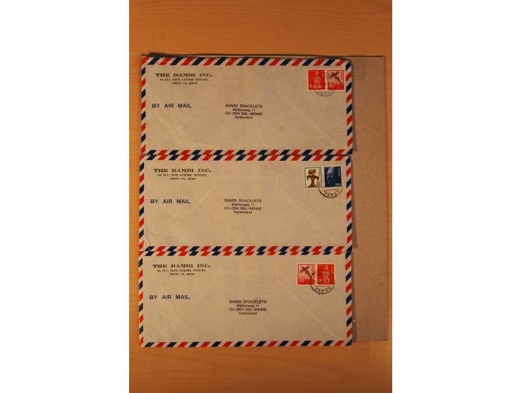 1880/1970 (ca.), rd. 370 Briefe, Karten und Ganzsachen, dabei Reco, Luftpost etc.