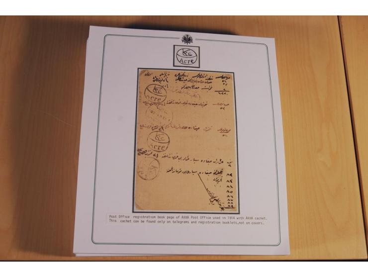 1873/1917 (ca.), aufgezogene Sammlung von rd. 250 Briefen, Briefkarten, Karten, Ganzsachen und Ansichtskarten, dabei Telegram
