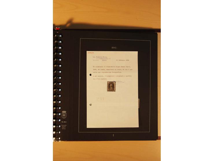 1847/1979, sehr schöne hauptsächlich gestempelte Sammlung mit einer Vielzahl an besseren Werten, dabei Mi.-Nr. 1 gestempelt, 