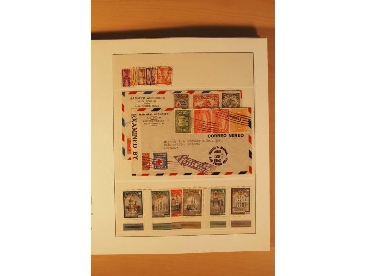 1862/1985 (ca.), ungebrauchte, postfrische und gestempelte Zusammenstellung mit etlichen Briefen und Ganzsachen von Costa Ric