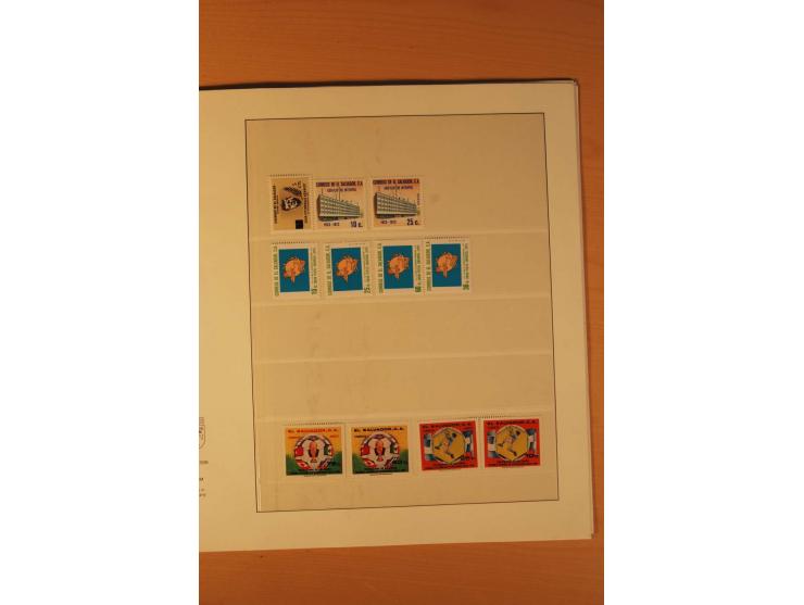 1862/1985 (ca.), ungebrauchte, postfrische und gestempelte Zusammenstellung mit etlichen Briefen und Ganzsachen von Costa Ric