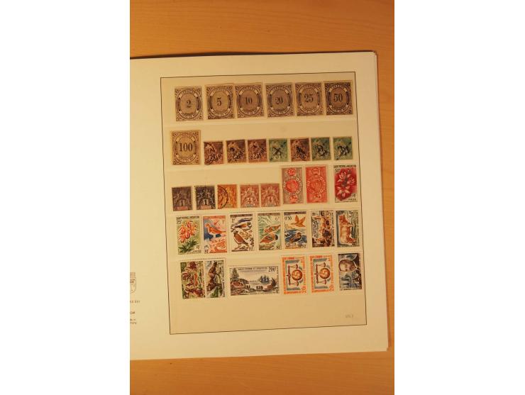 1862/1985 (ca.), ungebrauchte, postfrische und gestempelte Zusammenstellung mit etlichen Briefen und Ganzsachen von Costa Ric