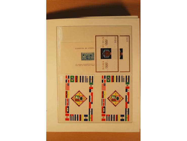 1862/1985 (ca.), ungebrauchte, postfrische und gestempelte Zusammenstellung mit etlichen Briefen und Ganzsachen von Costa Ric