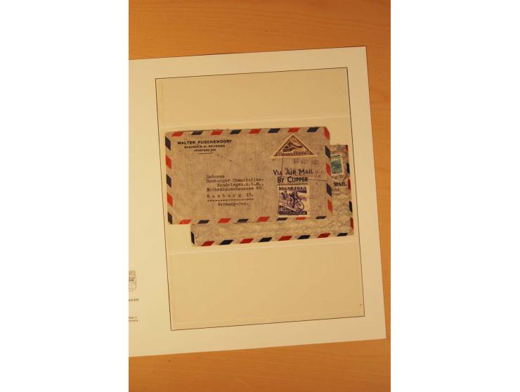 1862/1985 (ca.), ungebrauchte, postfrische und gestempelte Zusammenstellung mit etlichen Briefen und Ganzsachen von Costa Ric