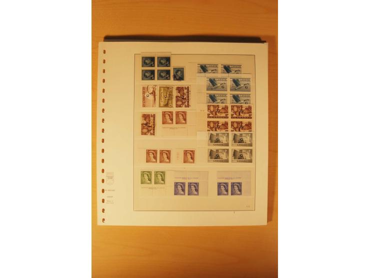 1853/1991 (ca.), ungebrauchte, postfrische und gestempelte Zusammenstellung Canada sowie etwas USA incl. UNO New York mit Bl.