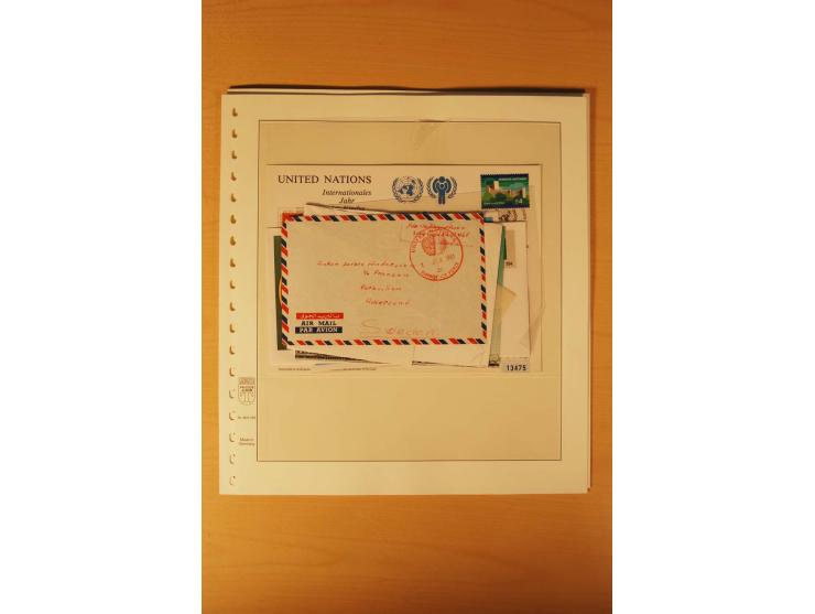 1853/1991 (ca.), ungebrauchte, postfrische und gestempelte Zusammenstellung Canada sowie etwas USA incl. UNO New York mit Bl.