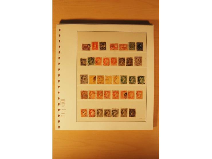1853/1991 (ca.), ungebrauchte, postfrische und gestempelte Zusammenstellung Canada sowie etwas USA incl. UNO New York mit Bl.