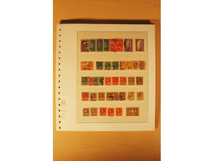 1853/1991 (ca.), ungebrauchte, postfrische und gestempelte Zusammenstellung Canada sowie etwas USA incl. UNO New York mit Bl.
