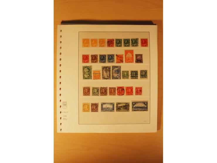 1853/1991 (ca.), ungebrauchte, postfrische und gestempelte Zusammenstellung Canada sowie etwas USA incl. UNO New York mit Bl.