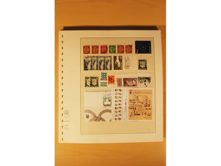 NAHER OSTEN: 1935/88 (ca.), ungebrauchte, postfrische und gestempelte Zusammenstellung von u.a. Aden, Israel, Oman und Quatar