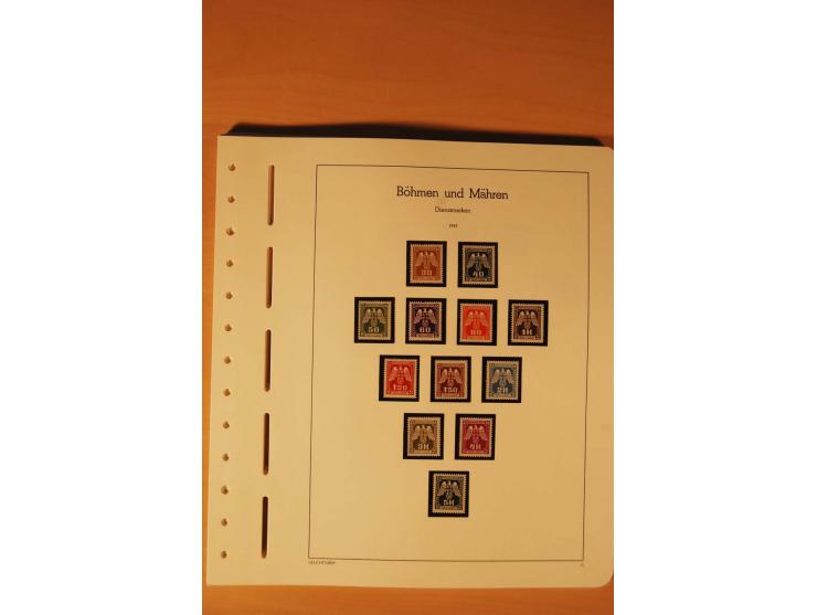 1859/1980 (ca.), postfrischer, ungebrauchter und gestempelter Posten, dabei Sammlung Bund mit Posthorn, Berlin mit Bl.1, Fran