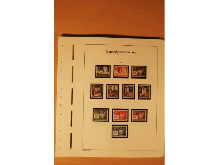 1859/1980 (ca.), postfrischer, ungebrauchter und gestempelter Posten, dabei Sammlung Bund mit Posthorn, Berlin mit Bl.1, Fran