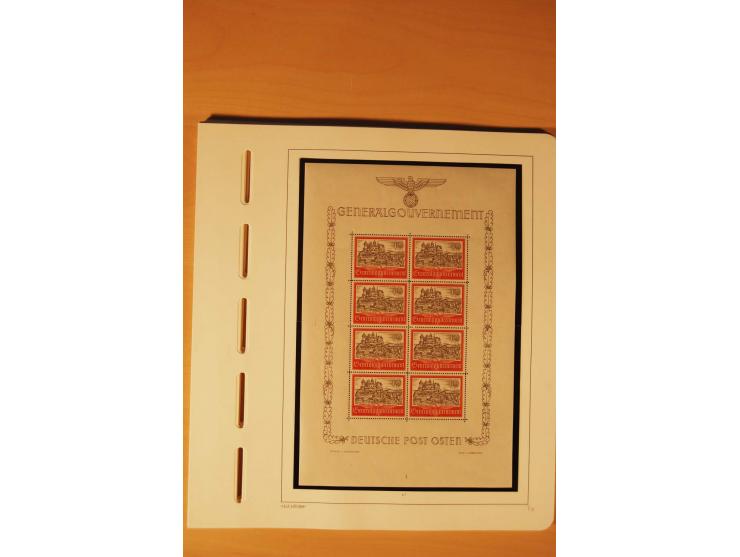 1859/1980 (ca.), postfrischer, ungebrauchter und gestempelter Posten, dabei Sammlung Bund mit Posthorn, Berlin mit Bl.1, Fran