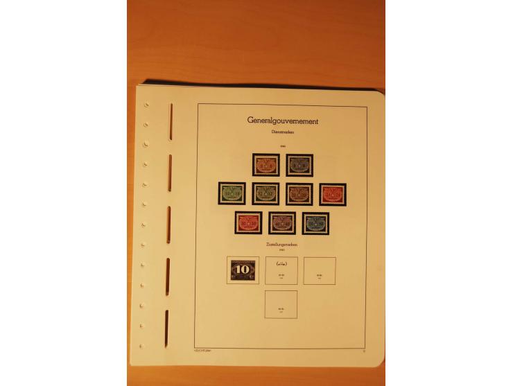 1859/1980 (ca.), postfrischer, ungebrauchter und gestempelter Posten, dabei Sammlung Bund mit Posthorn, Berlin mit Bl.1, Fran