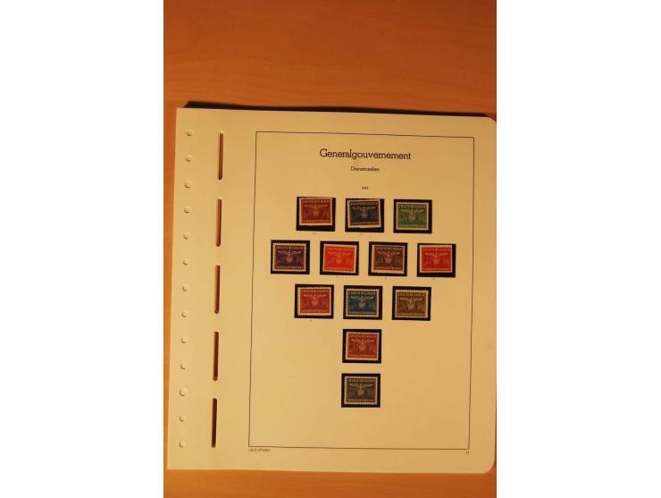 1859/1980 (ca.), postfrischer, ungebrauchter und gestempelter Posten, dabei Sammlung Bund mit Posthorn, Berlin mit Bl.1, Fran