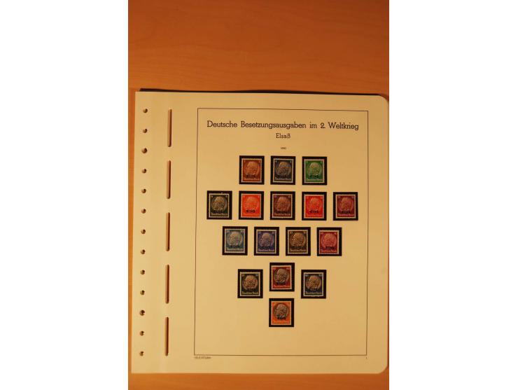 1859/1980 (ca.), postfrischer, ungebrauchter und gestempelter Posten, dabei Sammlung Bund mit Posthorn, Berlin mit Bl.1, Fran