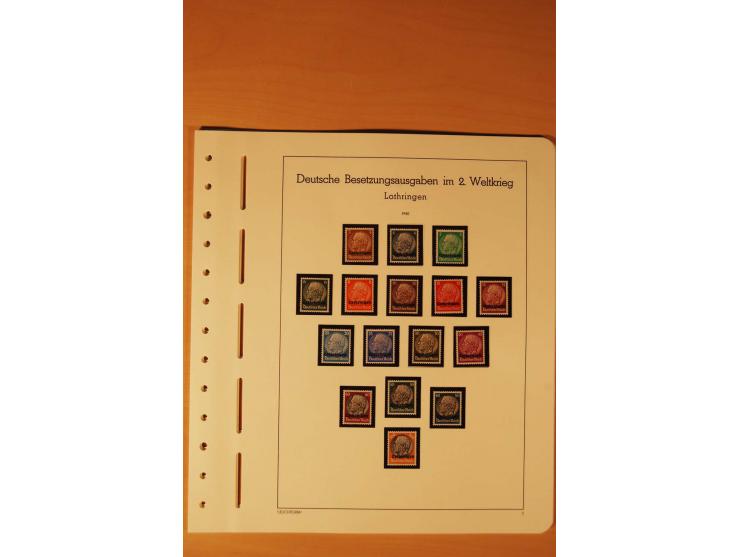 1859/1980 (ca.), postfrischer, ungebrauchter und gestempelter Posten, dabei Sammlung Bund mit Posthorn, Berlin mit Bl.1, Fran