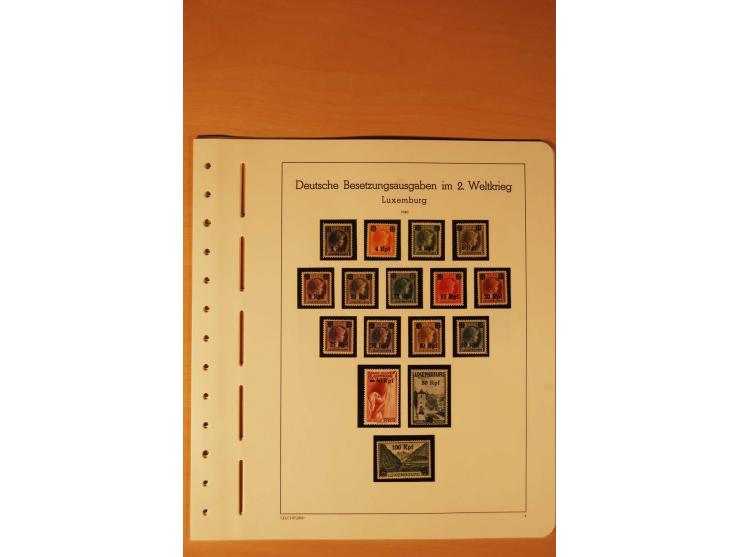 1859/1980 (ca.), postfrischer, ungebrauchter und gestempelter Posten, dabei Sammlung Bund mit Posthorn, Berlin mit Bl.1, Fran