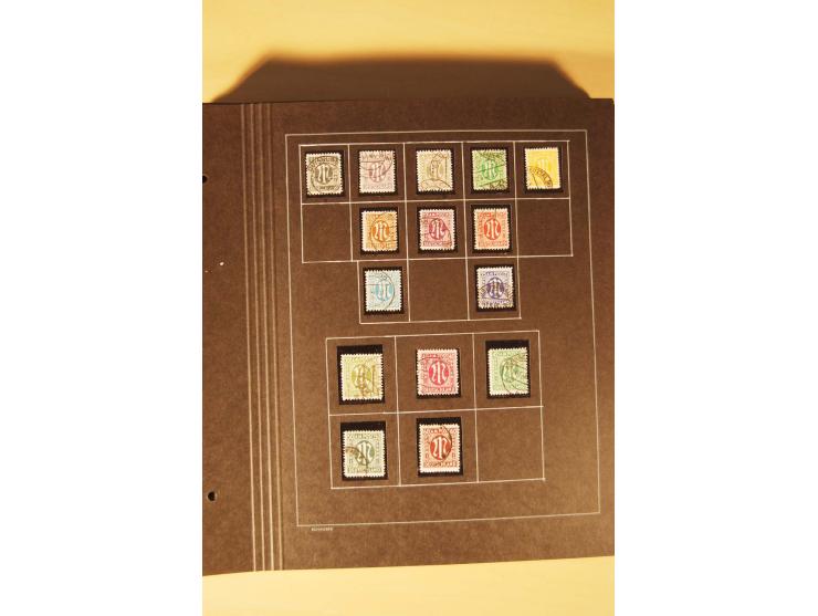 1859/1980 (ca.), postfrischer, ungebrauchter und gestempelter Posten, dabei Sammlung Bund mit Posthorn, Berlin mit Bl.1, Fran