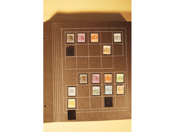 1859/1980 (ca.), postfrischer, ungebrauchter und gestempelter Posten, dabei Sammlung Bund mit Posthorn, Berlin mit Bl.1, Fran