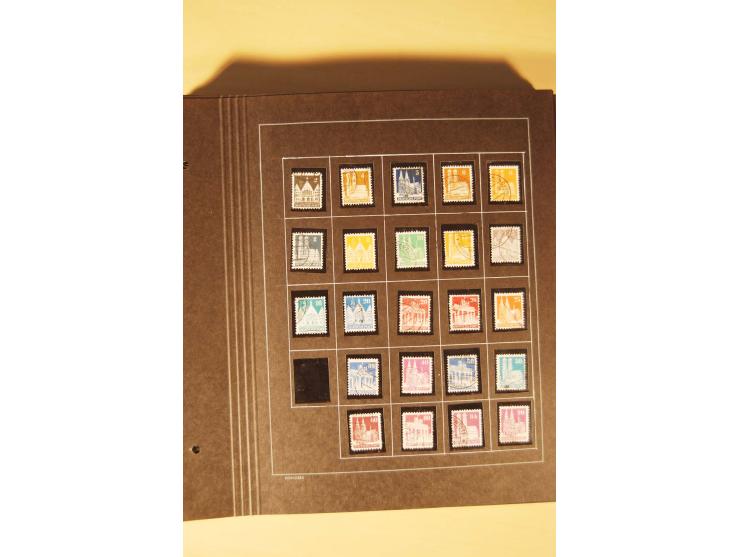 1859/1980 (ca.), postfrischer, ungebrauchter und gestempelter Posten, dabei Sammlung Bund mit Posthorn, Berlin mit Bl.1, Fran