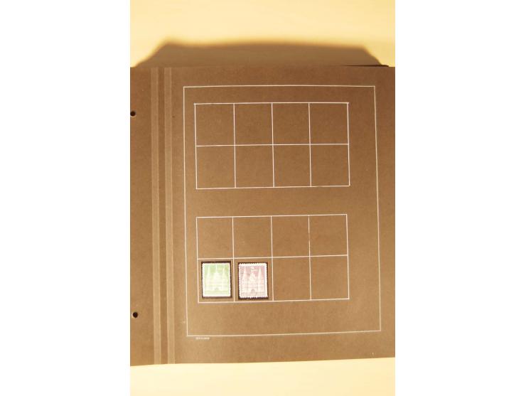 1859/1980 (ca.), postfrischer, ungebrauchter und gestempelter Posten, dabei Sammlung Bund mit Posthorn, Berlin mit Bl.1, Fran
