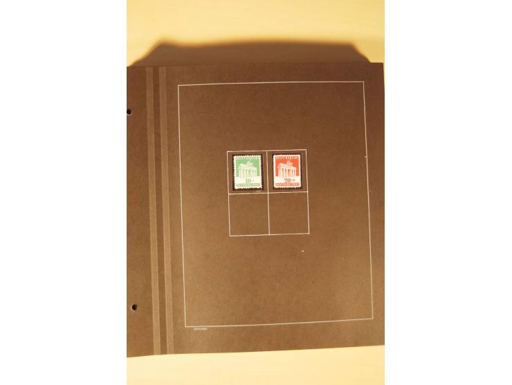1859/1980 (ca.), postfrischer, ungebrauchter und gestempelter Posten, dabei Sammlung Bund mit Posthorn, Berlin mit Bl.1, Fran