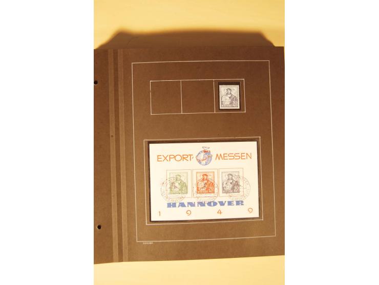 1859/1980 (ca.), postfrischer, ungebrauchter und gestempelter Posten, dabei Sammlung Bund mit Posthorn, Berlin mit Bl.1, Fran