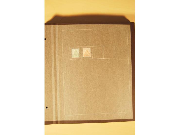 1859/1980 (ca.), postfrischer, ungebrauchter und gestempelter Posten, dabei Sammlung Bund mit Posthorn, Berlin mit Bl.1, Fran