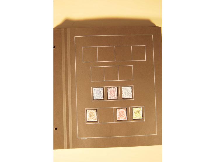 1859/1980 (ca.), postfrischer, ungebrauchter und gestempelter Posten, dabei Sammlung Bund mit Posthorn, Berlin mit Bl.1, Fran