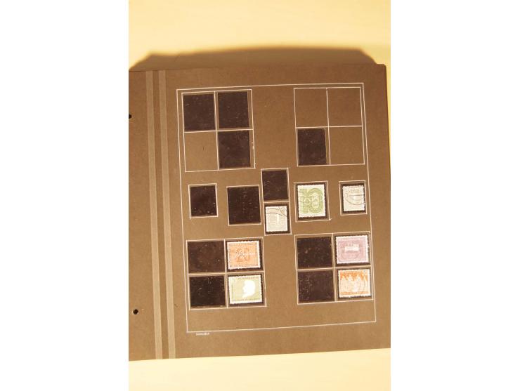 1859/1980 (ca.), postfrischer, ungebrauchter und gestempelter Posten, dabei Sammlung Bund mit Posthorn, Berlin mit Bl.1, Fran
