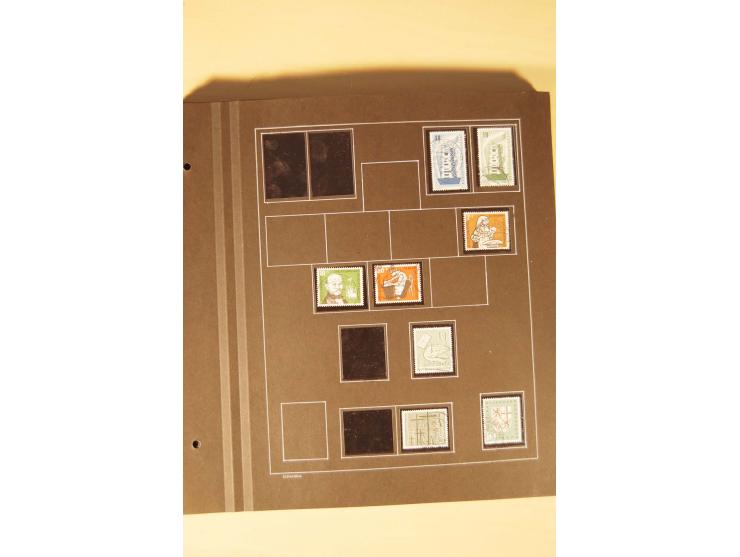 1859/1980 (ca.), postfrischer, ungebrauchter und gestempelter Posten, dabei Sammlung Bund mit Posthorn, Berlin mit Bl.1, Fran