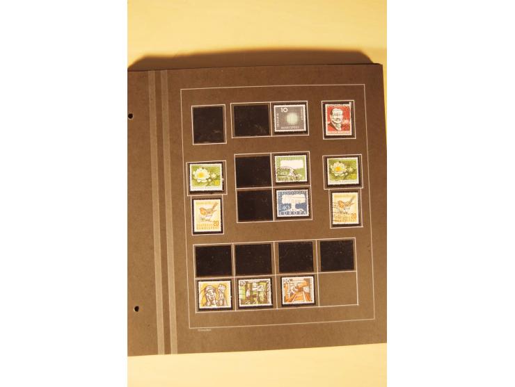 1859/1980 (ca.), postfrischer, ungebrauchter und gestempelter Posten, dabei Sammlung Bund mit Posthorn, Berlin mit Bl.1, Fran
