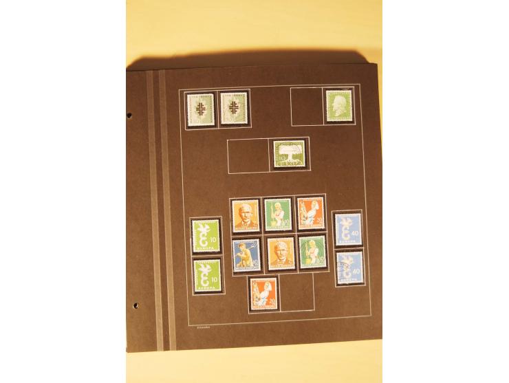 1859/1980 (ca.), postfrischer, ungebrauchter und gestempelter Posten, dabei Sammlung Bund mit Posthorn, Berlin mit Bl.1, Fran