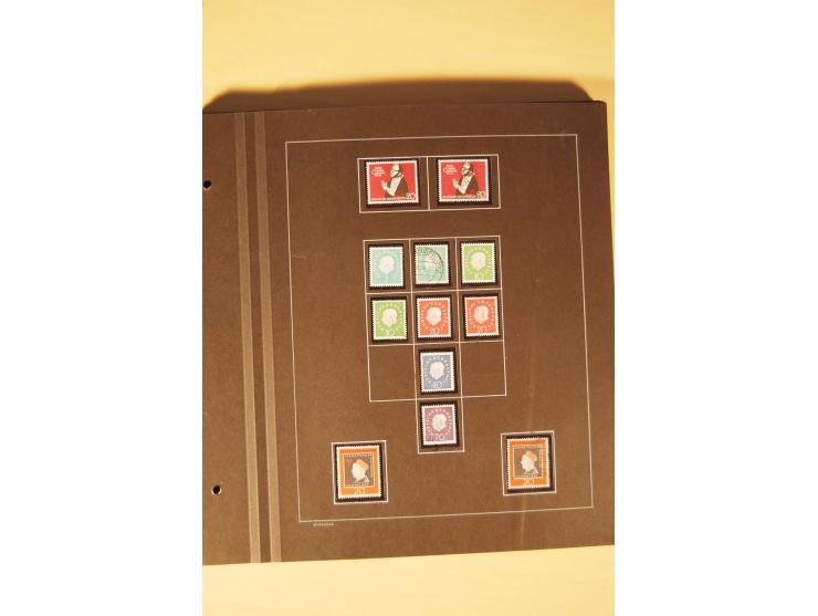 1859/1980 (ca.), postfrischer, ungebrauchter und gestempelter Posten, dabei Sammlung Bund mit Posthorn, Berlin mit Bl.1, Fran