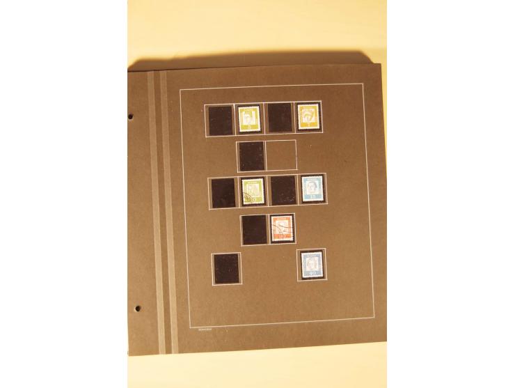 1859/1980 (ca.), postfrischer, ungebrauchter und gestempelter Posten, dabei Sammlung Bund mit Posthorn, Berlin mit Bl.1, Fran