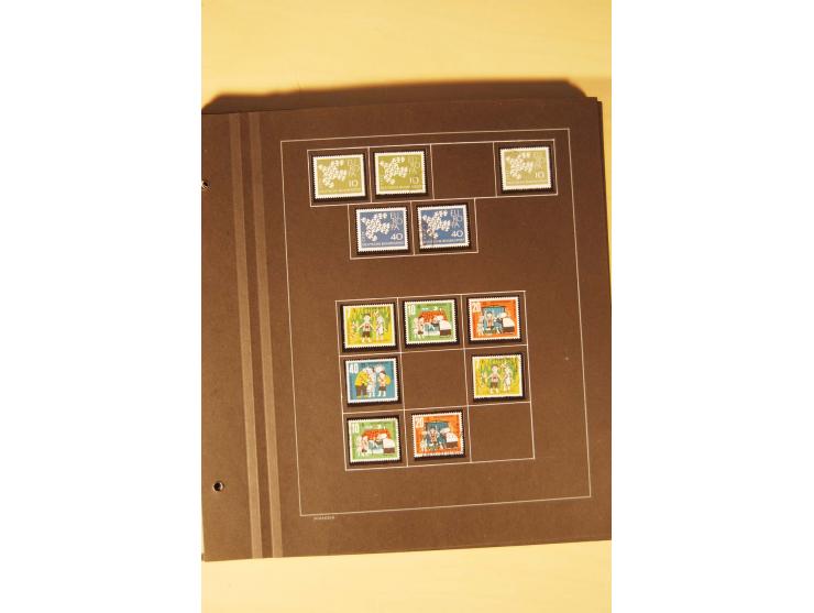 1859/1980 (ca.), postfrischer, ungebrauchter und gestempelter Posten, dabei Sammlung Bund mit Posthorn, Berlin mit Bl.1, Fran